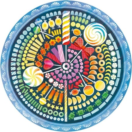 Puzzle Cerc Bomboane, 500 Piese Ravensburger - 1